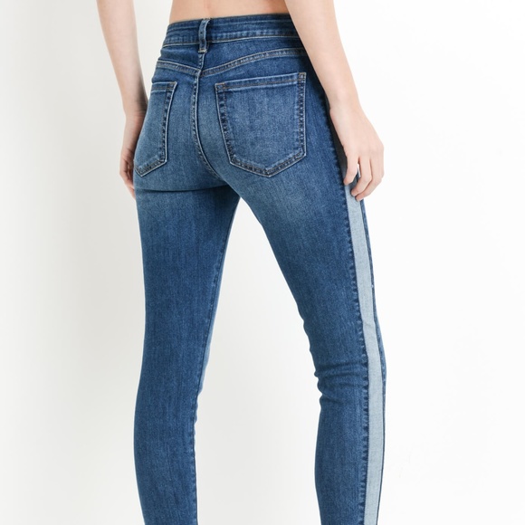 Just Black Jeans Reverse Side Seam Jeans Poshmark